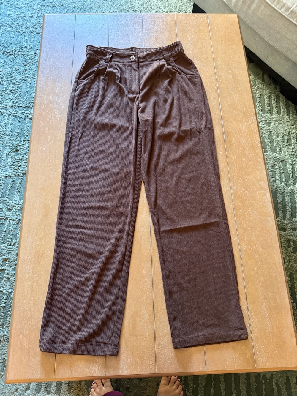 HALARA Brown corduroy